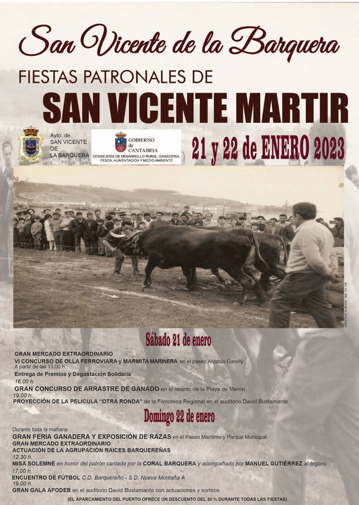 Cartel San Vicente Martir 2023