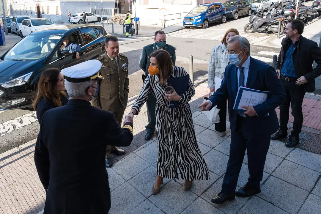 09:00 horas. CASYC. Calle Tantín. Santander. La consejera de Presidencia, Interior, Justicia y Acción Exterior, Paula Fernández, interviene en la jornada de formación sobre ‘Islamismo radical’ para policías locales de Cantabria. 26 de abril de 2022 © Raúl Lucio