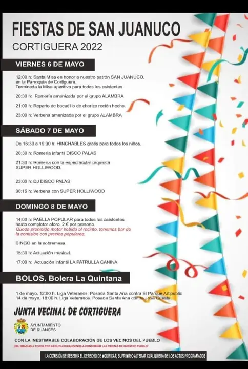 fiestas cortiguera