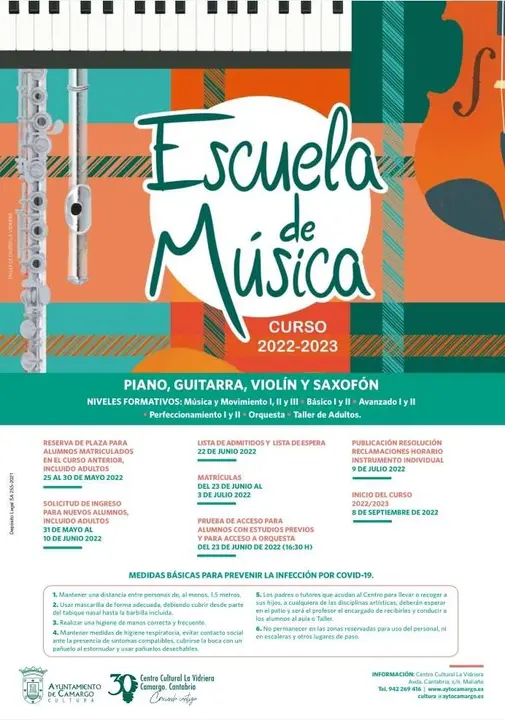 Cartel Escuela de Música