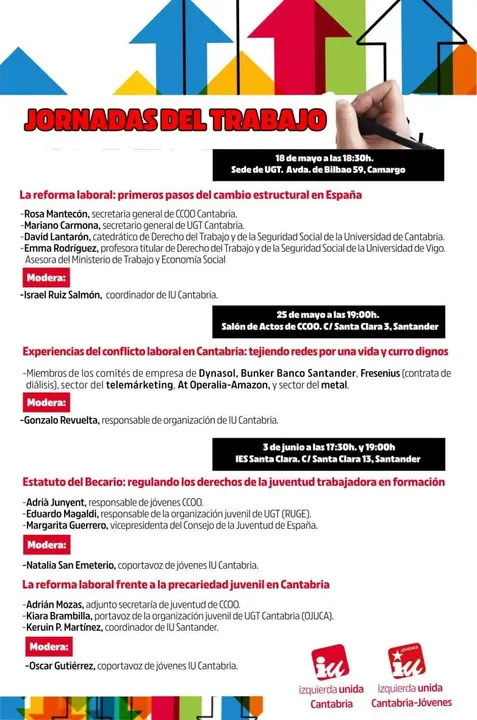 Jornadas del Trabajo_18 & 25 de mayo, 3 de junio