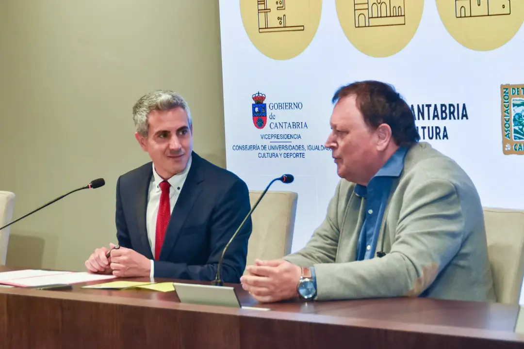 09:30 horas. Palacio de Festivales
El vicepresidente y consejero de Universidades, Igualdad, Cultura y Deporte, Pablo Zuloaga, presenta, en rueda de prensa, la campaña naturaleza y cultura, junto al presidente de la Asociación de Turismo Rural de Cantabria, Jesús Blanco.
Fotografía:Carlos Segundo