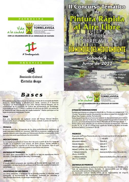 Bases del II Concurso de Pintura al Aire Libre “Parque Manuel Barquín”