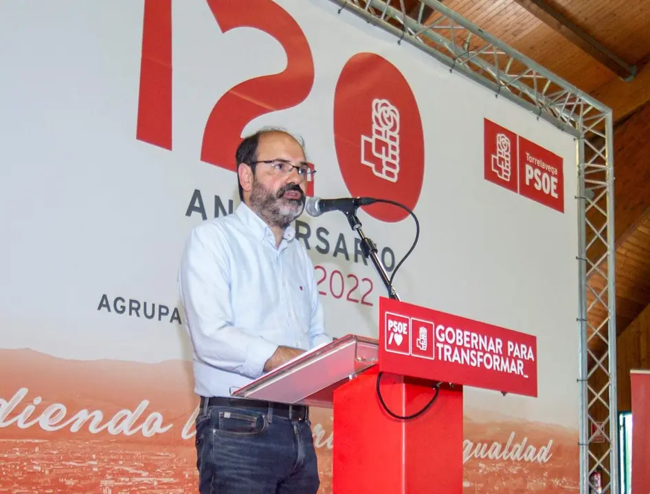 El Secretario General del PSOE Jos&eacute; Luis Urraca Casal