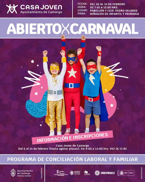 Abierto por Carnaval