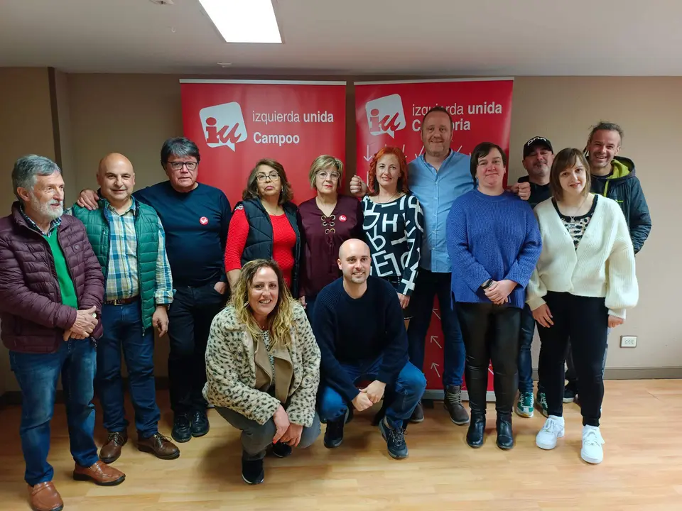 Candidatura de Reinosa junto a Ruiz Salmón y Martín