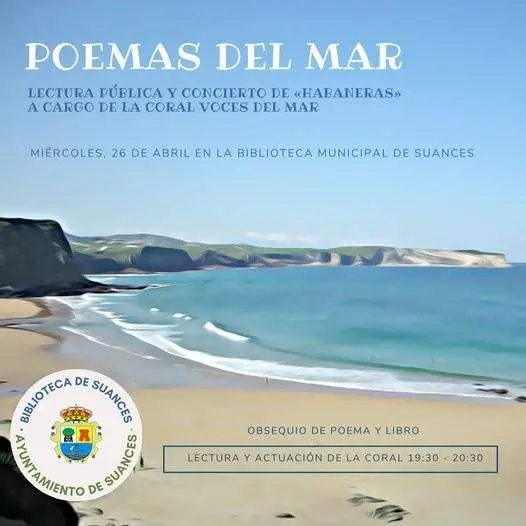 Cartel Poemas del Mar