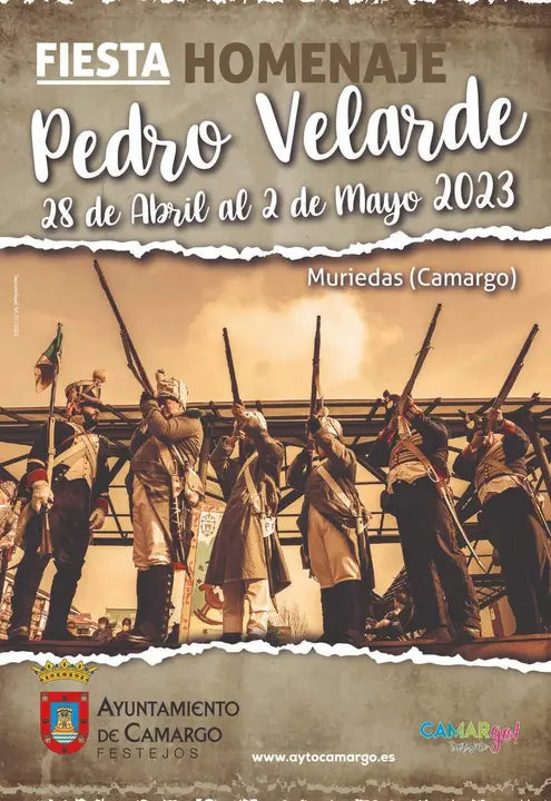 Cartel Fiesta Homenaje Pedro Velarde