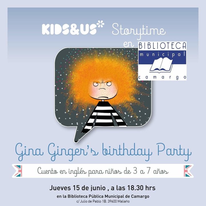 Cartel 'Gina Ginger's Birthday Party'