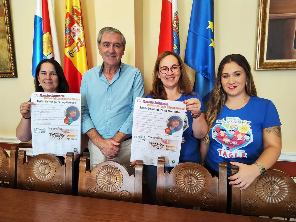 Presentación de la IX edición de la Marcha Solidaria de Tagle, Memorial Lucía Chusa Blanco