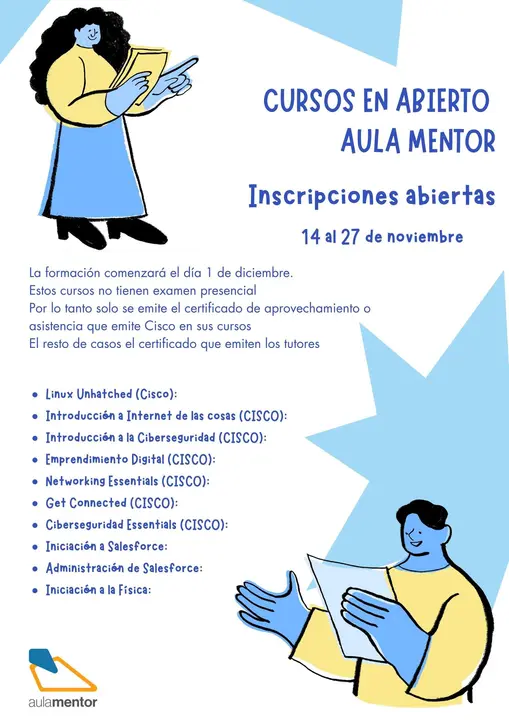 CARTEL CURSO MENTOR EN ABIERTO - DIC 2023