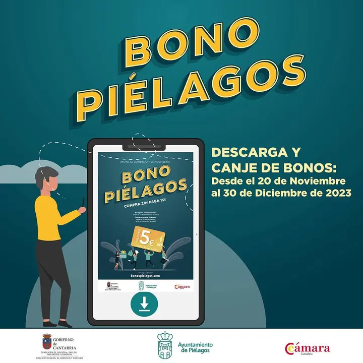 CARTEL CAMPAÑA 'BONOS DE CONSUMO' AYTO PIÉLAGOS