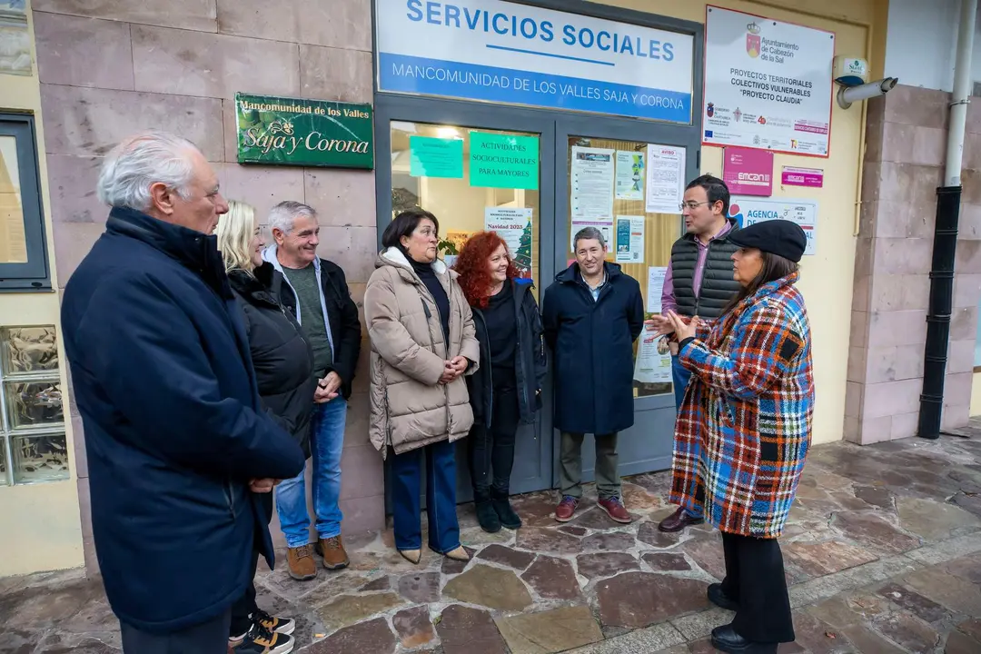 10.00.- Cabezón de la Sal
La consejera de Inclusión Social, Juventud, Familias e Igualdad, Begoña Gómez, se reúne con la Mancomunidad de Servicios de los Valles de Saja y Corona. 12 DIC 2023 © Miguel De la Parra