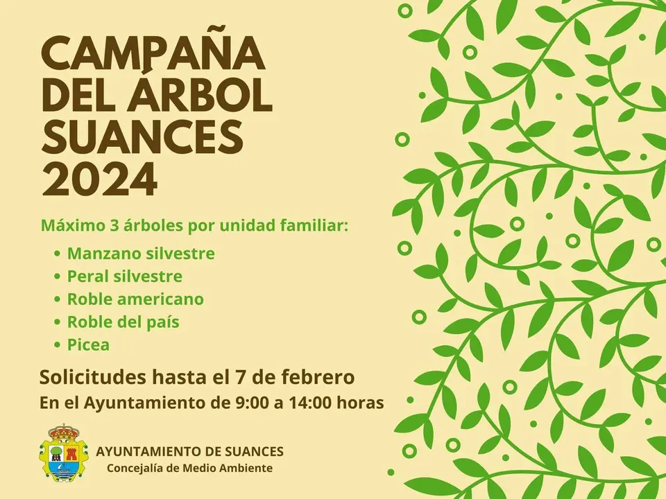 Campaña del árbol Febrero 2024 Ayto Suances