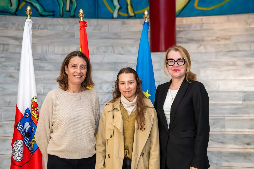 16.00.- Sala María Blanchard. Palacio de Festivales
La consejera de Cultura, Turismo y Deporte, Eva Guillermina Fernández, recibe a la amazona Celia Cobo Terán. 31 ENERO 2024 © Gobierno Cantabria