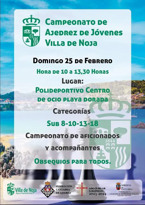 Cartel Campeonato de Ajedrez de Jóvenes