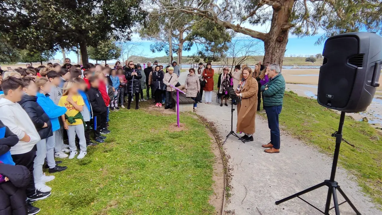 Acto de homenaje a Monti y descubrimiento de la peana que lleva su nombre