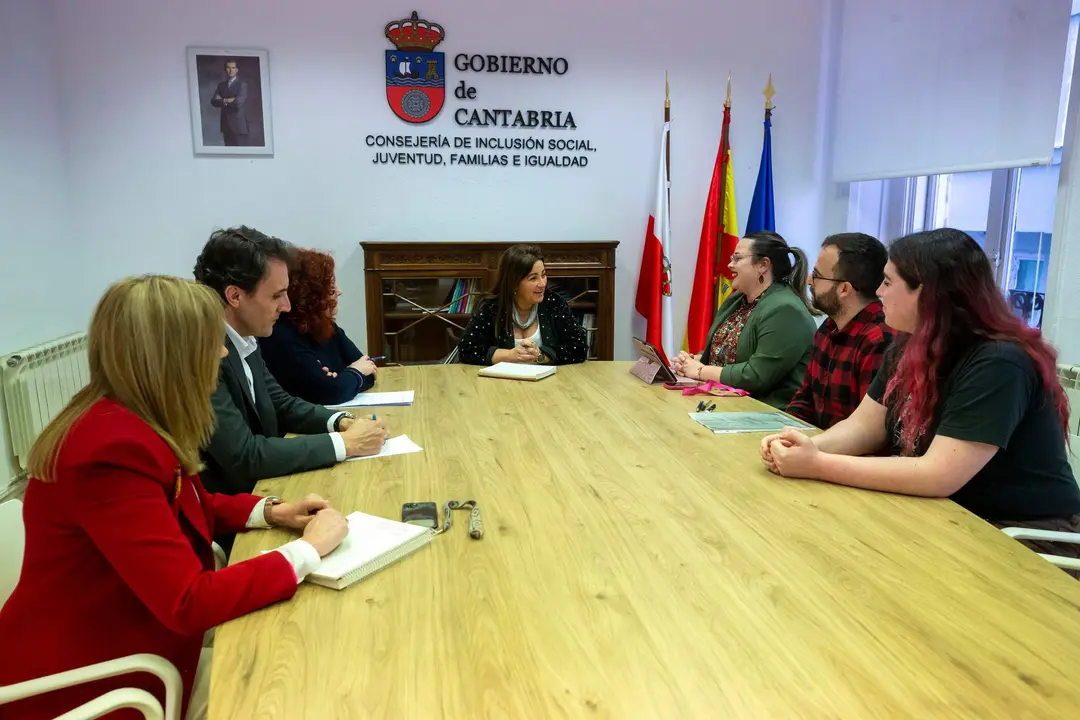 18:00.- Despacho de la consejera 
La consejera de Inclusión Social, Juventud, Familias e Igualdad, Begoña Gómez del Río, se reúne con los responsables de ALEGA. 5 marzo 2024 © Miguel De la Parra