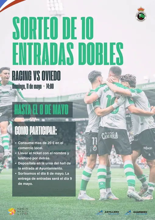 CARTEL SORTEO ENTRADAS RACING