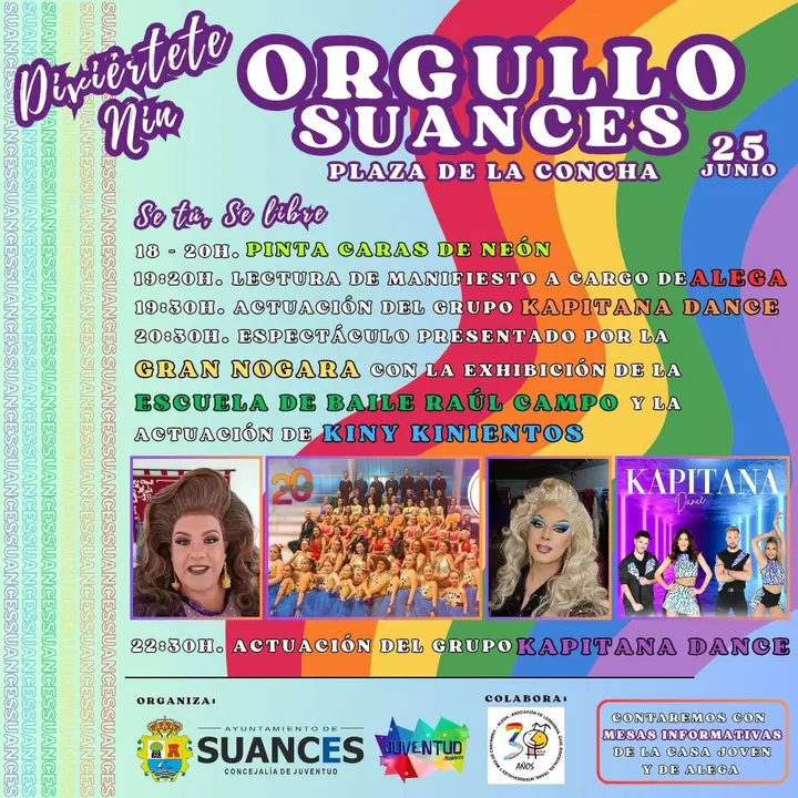 Cartel Orgullo Divi&eacute;rtete Nin 2025