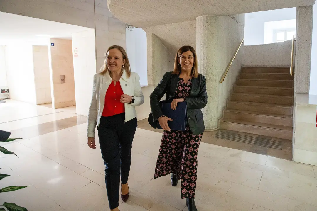 La presidenta de Cantabria, Mar&iacute;a Jos&eacute; S&aacute;enz de Buruaga, acompa&ntilde;ada de los consejeros, asiste a la sesi&oacute;n plenaria.

17 mar 25