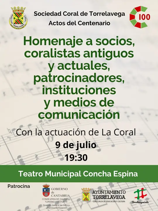 CARTEL Homenaje instituciones, patrocinadores, medios ...