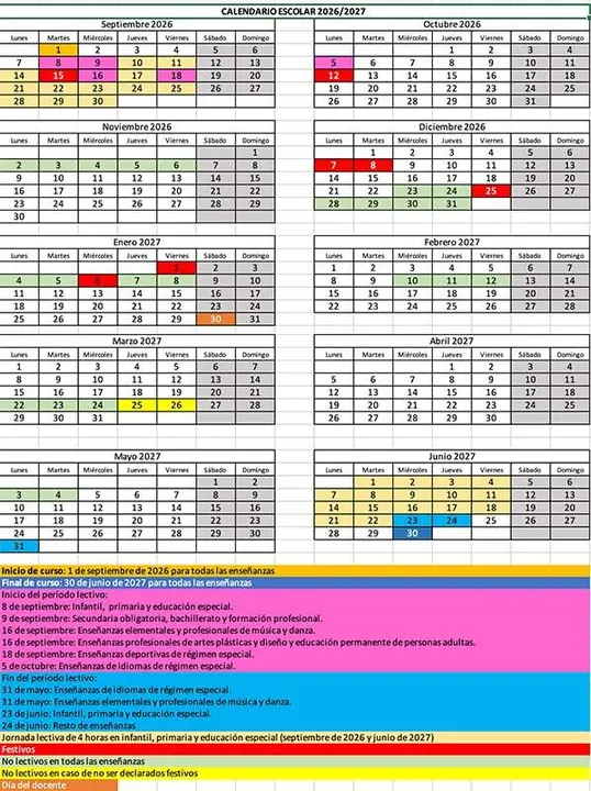 webeducacion calendario
