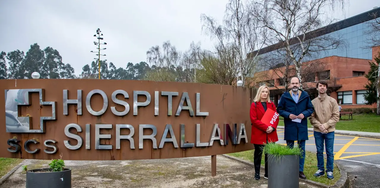 Urraca en el Hospital Sierrallana de Torrelavega