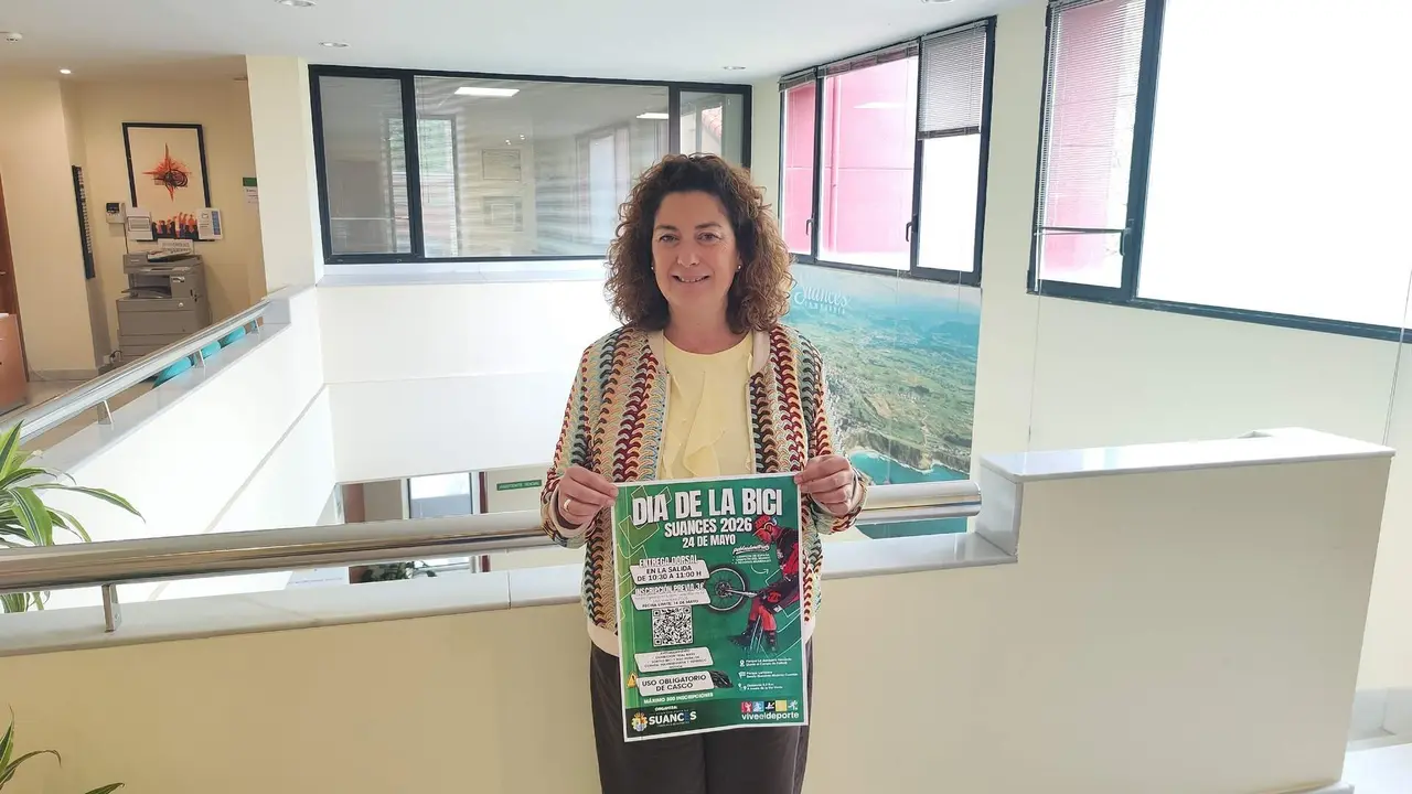 Ana Santiago, concejala de Deportes en el Ayuntamiento de Suances