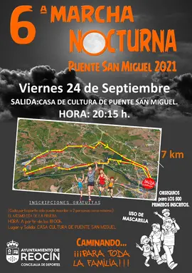 6 &ordm; Marcha Nocturna Reocin