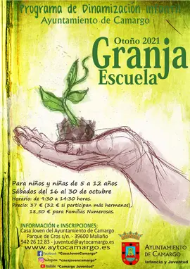 Cartel Granja Escuela Oto&ntilde;o 2021