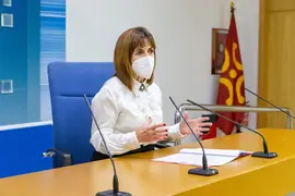 11:00 horas. Sala de prensa del Gobierno de Cantabria 
La consejera de Empleo y Pol&iacute;ticas Sociales, Ana Bel&eacute;n &Aacute;lvarez, informa, en rueda de prensa, de los acuerdos del Consejo de Gobierno.
24 FEBRERO 2022 &copy; Miguel De la Parra