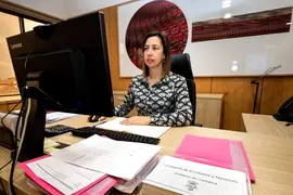 11:30 horas. Despacho de la consejera de Econom&iacute;a y Hacienda
La consejera de Econom&iacute;a y Hacienda, Mar&iacute;a S&aacute;nchez, interviene en la &uacute;ltima reuni&oacute;n del grupo de trabajo del programa Interreg-Sudoe.
16 de marzo de 2022
Fotograf&iacute;a: Silvia Bouzo