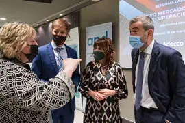 09:10 horas. CEOE-CEPYME Cantabria. C/Tres de Noviembre, 38. La consejera de Empleo y Pol&iacute;ticas Sociales, Ana Bel&eacute;n &Aacute;lvarez, participa en la apertura de la jornada &lsquo;Reforma laboral. Un nuevo mercado de trabajo para la recuperaci&oacute;n econ&oacute;mica&rsquo;. 16 de marzo de 2022 &copy; Ra&uacute;l Lucio