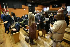 La consejera de Presidencia, Interior, Justicia y Acci&oacute;n Exterior, Paula Fern&aacute;ndez, asiste a una jornada sobre el empleo p&uacute;blico en la administraci&oacute;n local. 
18 ABRIL 22

