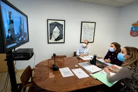 10:30 horas.  Despacho de la consejera de Presidencia, Interior, Justicia y Acci&oacute;n Exterior
La consejera de Presidencia, Interior, Justicia y Acci&oacute;n Exterior, Paula Fern&aacute;ndez,

se re&uacute;ne por videoconferencia con la consejera de Presidencia del Principado de Asturias, Rita Camblor. 
21 de abril de 2022
Fotograf&iacute;a: Silvia Bouzo