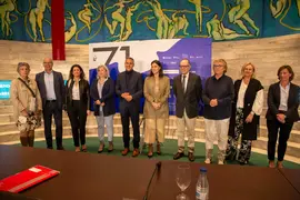 12:00 horas. Palacio de Festivales (Sala Mar&iacute;a Blanchard)
El vicepresidente y consejero de Universidades, Igualdad, Cultura y Deporte, Pablo Zuloaga, participa en la presentaci&oacute;n de la 71 edici&oacute;n del Festival Internacional de Santander (FIS). 11 MAYO 2022 &copy; Miguel De la Parra