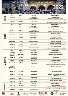CARTEL SANTILLANA AL AIRE 2022