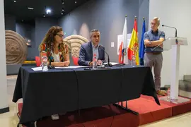 09:30 horas. Museo de Prehistoria y Arqueolog&iacute;a de Cantabria (MUPAC). El vicepresidente y consejero de Universidades, Igualdad, Cultura y Deporte, Pablo Zuloaga, presenta, en rueda de prensa, los avances en los estudios ambientales y microbiol&oacute;gicos en la cueva de El Castillo. 10 de junio de 2022 &copy; Ra&uacute;l Lucio