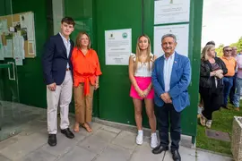 11:00 horas. Pedre&ntilde;a, Barrio Junquera, 350
El presidente de Cantabria, Miguel &Aacute;ngel Revilla, y varios consejeros asisten al acto con motivo de la nueva denominaci&oacute;n del campo de golf municipal &lsquo;Severiano Ballesteros Lav&iacute;n, La Junquera&rsquo;. 10 JUNIO 2022 &copy;&nbsp;Miguel De la Parra