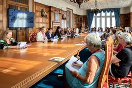 10:00 horas. Palacio de la Magdalena
El vicepresidente y consejero de Universidades, Igualdad, Cultura y Deporte, Pablo Zuloaga, participa en la inauguraci&oacute;n del seminario &lsquo;Abolicionismo, derechos humanos con perspectiva de g&eacute;nero&rsquo;.
18 de julio de 2022
Fotograf&iacute;a: Silvia Bouzo