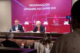10:00 horas. Palacio de Festivales
El vicepresidente y consejero de Universidades, Igualdad, Cultura y Deporte, Pablo Zuloaga, presenta la programaci&oacute;n oto&ntilde;o-invierno del Palacio de Festivales. 
23 de agosto de 2022
Fotograf&iacute;a: Silvia Bouzo