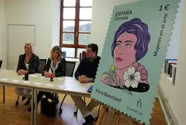 Presentaci&oacute;n sello Mar&iacute;a Blanchard 