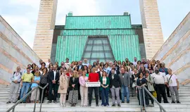 El vicepresidente y consejero de Universidades, Igualdad, Cultura y Deporte, Pablo Zuloaga, participa en la clausura del XVII Encuentro de Coordinadoras Auton&oacute;micas de ONG de Desarrollo.
28 oct 22