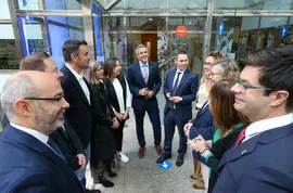 El vicepresidente y consejero de Universidades, Igualdad, Cultura y Deporte, Pablo Zuloaga, presenta, en rueda de prensa, los presupuestos de su departamento para 2023.
3 oct 22