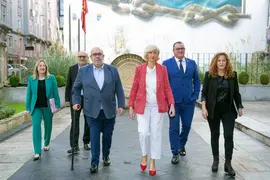 La consejera de Educaci&oacute;n y Formaci&oacute;n Profesional, Marina Lomb&oacute;, presenta, en rueda de prensa, los presupuestos de su departamento para 2023.
nr
5 nov 22
