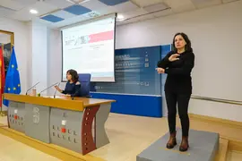 10:30 horas. Sala de Prensa del Gobierno de Cantabria. La consejera de Econom&iacute;a y Hacienda, Ana Bel&eacute;n &Aacute;lvarez, presenta el Informe de seguimiento y ejecuci&oacute;n de los fondos europeos del Plan de Recuperaci&oacute;n, Transformaci&oacute;n y Resiliencia. 8 de febrero de 2023 &copy; Ra&uacute;l Lucio