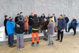 12:45 horas. Bolera Facundo Ceballos &lsquo;Cundi&rsquo;. Los Corrales de Buelna (Calle Santiago Ram&oacute;n y Cajal). La consejera de Empleo y Pol&iacute;ticas Sociales, Eugenia G&oacute;mez de Diego, presenta el proyecto `Bolos y discapacidad&rsquo;. 1 de marzo de 2023 &copy; Ra&uacute;l Lucio