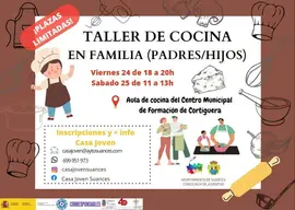 Cartel Taller de cocina