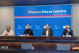 10:00 horas. Palacio de Festivales de Cantabria
El vicepresidente y consejero de Universidades, Igualdad, Cultura y Deporte, Pablo Zuloaga, presenta el programa `Primavera L&iacute;rica en Cantabria&rsquo;.
